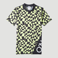 Crazy Skin S/Slv | Sunny Lime Colour Block