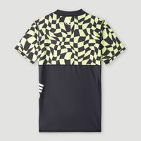 Crazy Skin S/Slv | Sunny Lime Colour Block