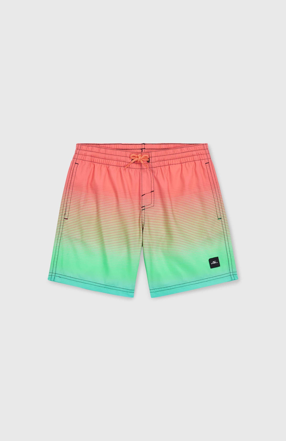 Jack O'Neill Cali Gradient 14'' Swim Shorts | Living Coral Simple Gradient Panel