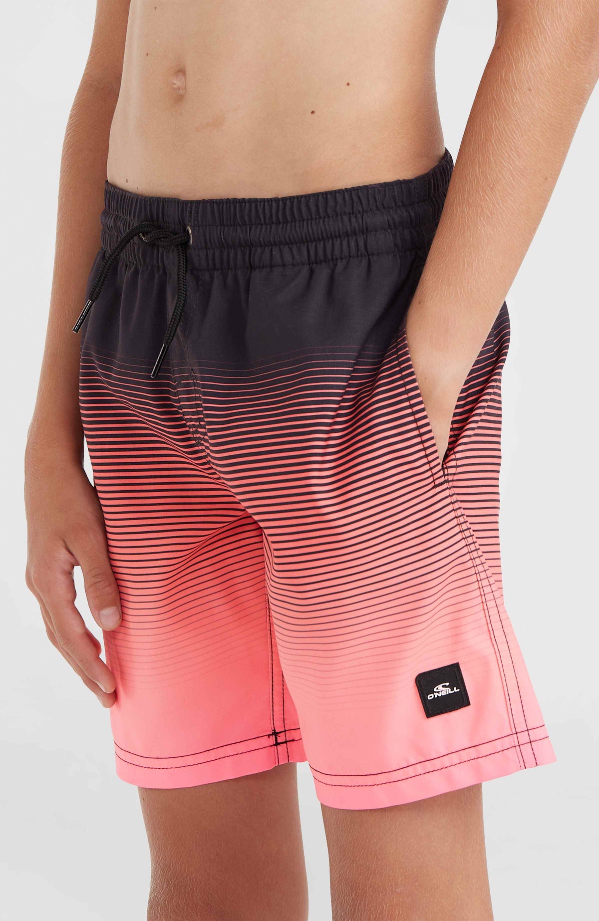 Jack O'Neill Cali Gradient 14'' Swim Shorts | Black Simple Gradient Panel