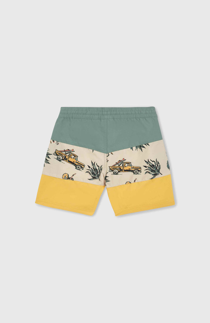 Mix and Match Cali Block 13'' Swim Shorts | Beige Venice Beach