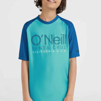 Essentials Cali Short Sleeve Skin | Neon Blue