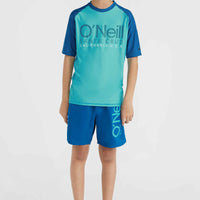 Essentials Cali Short Sleeve Skin | Neon Blue