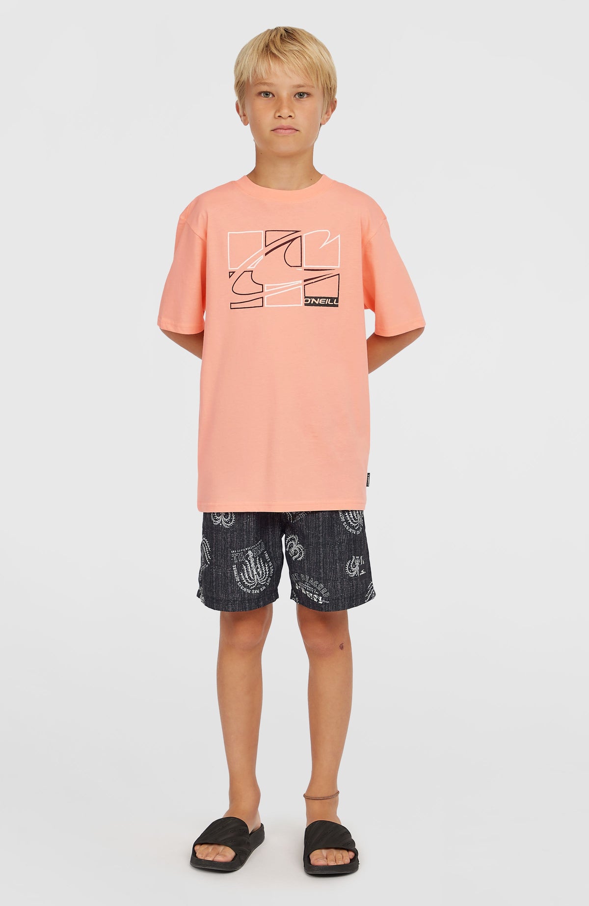 Cali 14'' Swim Shorts | Black Mystical