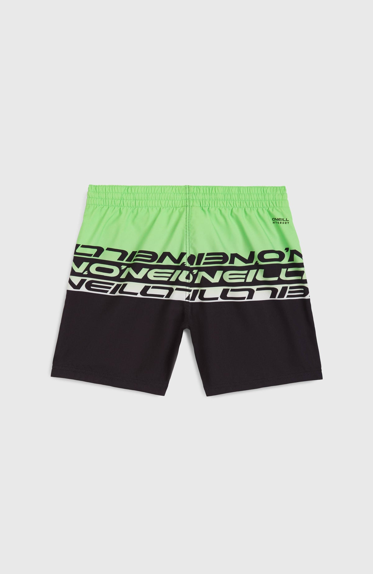 Cali Stripe 14'' Swim Shorts | Green Upside Down