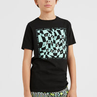 Checker T-Shirt | Black Out