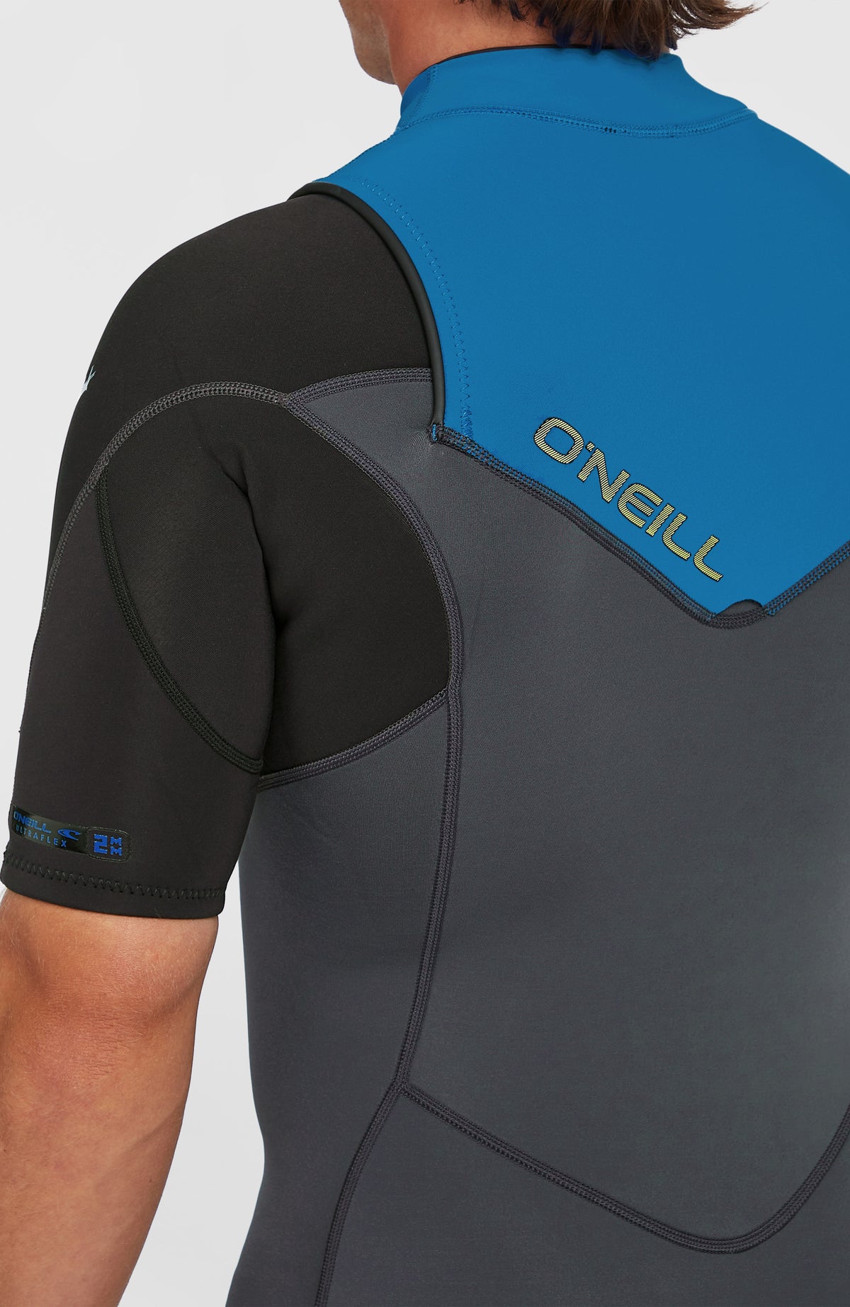 Hammer 2mm Chest Zip Shortsleeve Spring Wetsuit | Grey