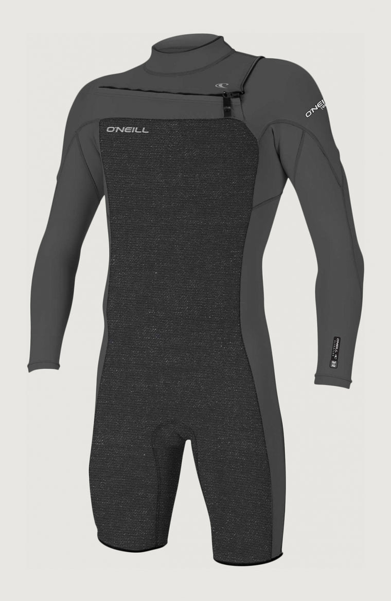 Hammer 2mm Chest Zip Long Sleeve Spring Wetsuit | Dark Grey
