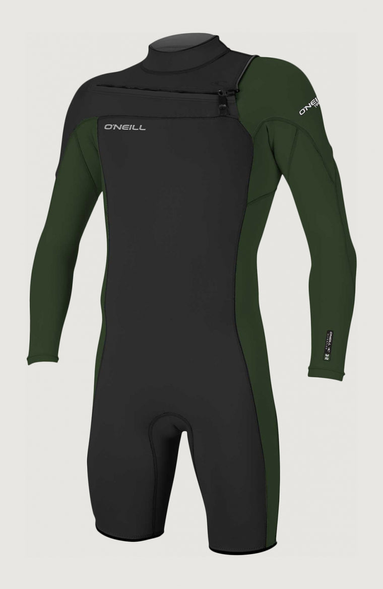 Hammer 2mm Chest Zip Long Sleeve Spring Wetsuit | BL Black