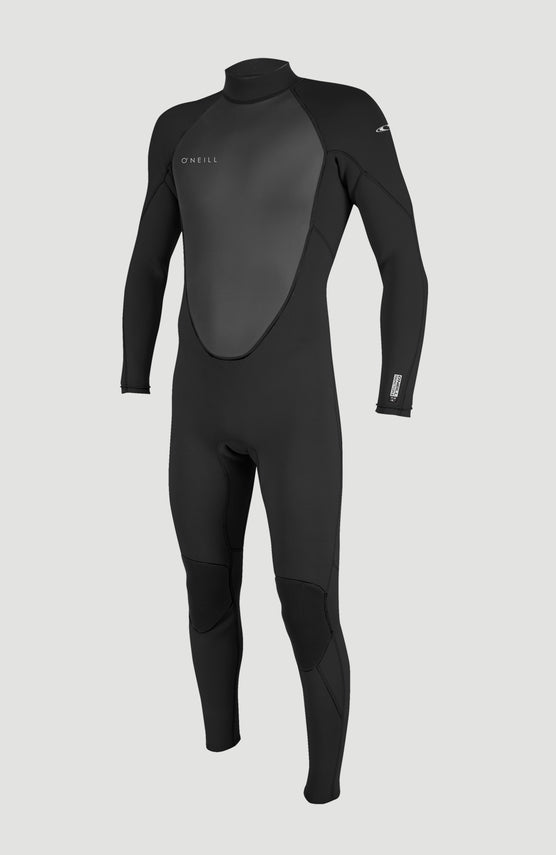Reactor-2 3/2mm Back Zip Full Wetsuit | BLACK/BLACK