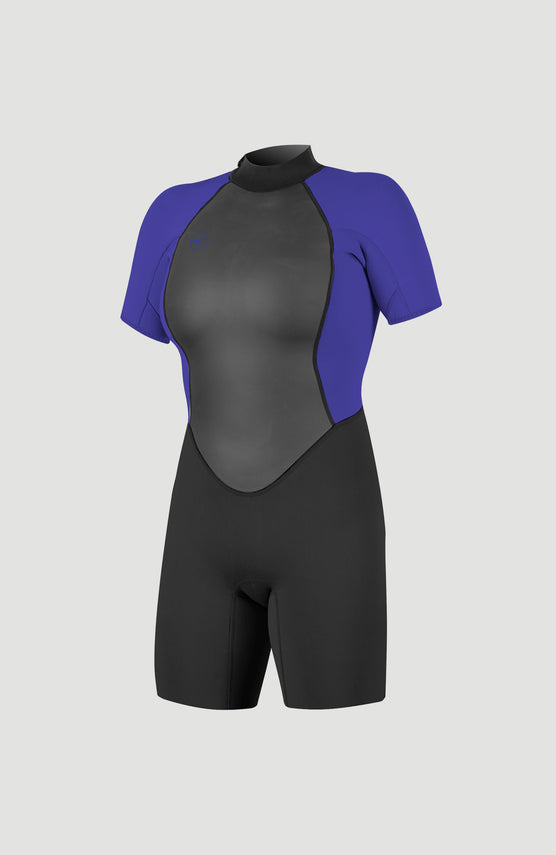 Reactor-2 2mm Back Zip Shortsleeve Spring Wetsuit | BLACK/COBALT