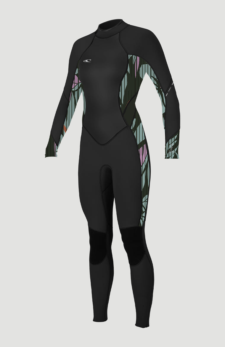 Bahia 3/2mm Back Zip Full Wetsuit | Black