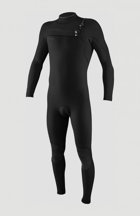 Hyperfreak Fire 4/3mm Chest Zip Full Wetsuit | BLACK/BLACK