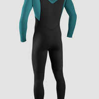 Hyperfreak 4/3mm+ Chest Zip Full Wetsuit | BLACK/TIDE POOL