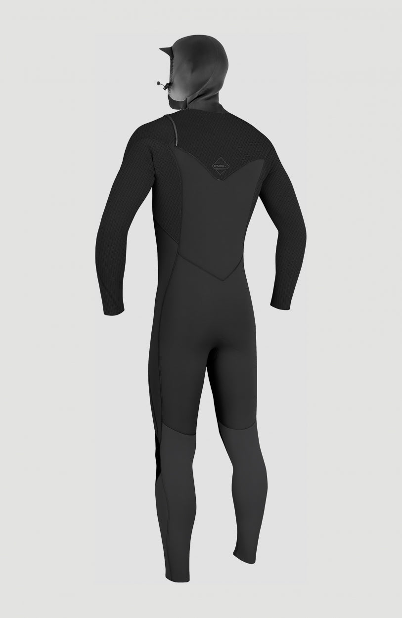 O'Neill Men Hyperfreak 5/4mm Chest Zip Full Wetsuit with Hood Men