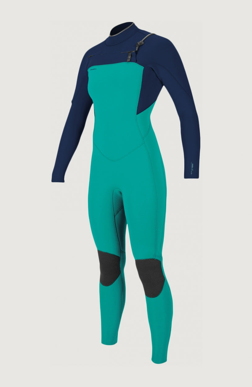 Hyperfreak Plus 4/3mm Chest Zip Full Wetsuit | Light Green