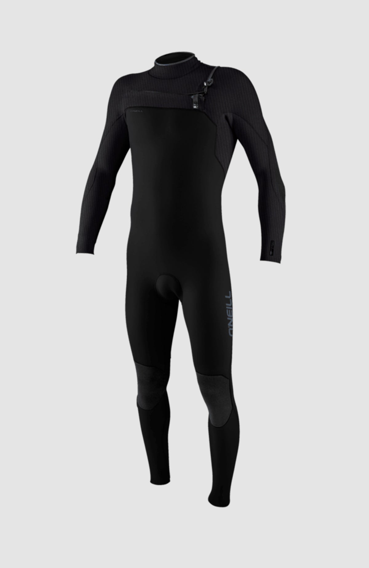 Hyperfreak Plus 4/3mm Chest Zip Full Wetsuit | BLACK/TEMPSTEEL/TEMPSTEEL
