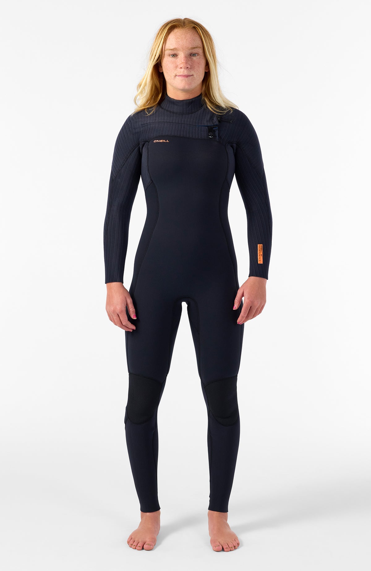 Hyperfreak Plus 5/4mm Chest Zip Full Wetsuit | BLACK/BLACK