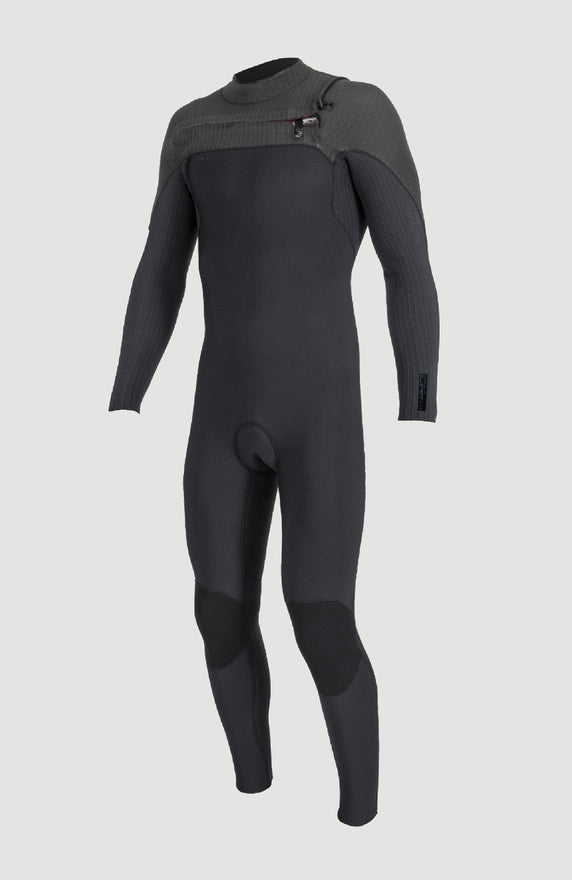 Hyperfreak Fire 4/3mm Chest Zip Full Wetsuit | BLACK/BLACK