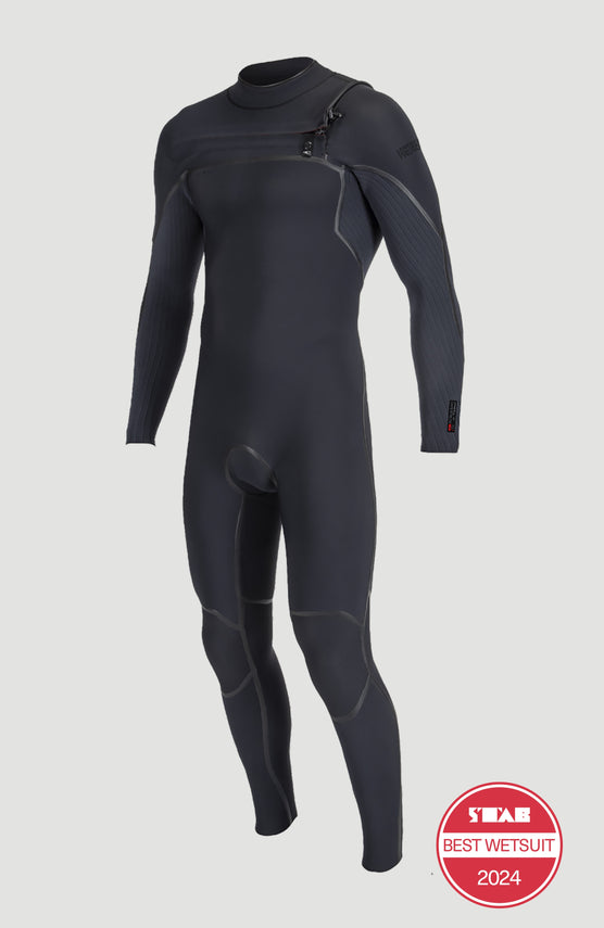 Hyperfreak Fire 3/2mm Chest Zip Full Wetsuit | BLACK/BLACK