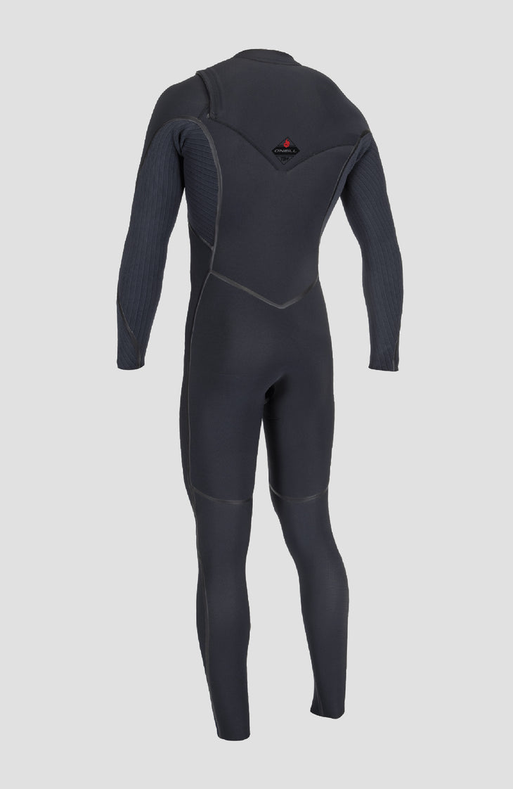 Hyperfreak Fire 4/3mm Chest Zip Full Wetsuit | BLACK/BLACK