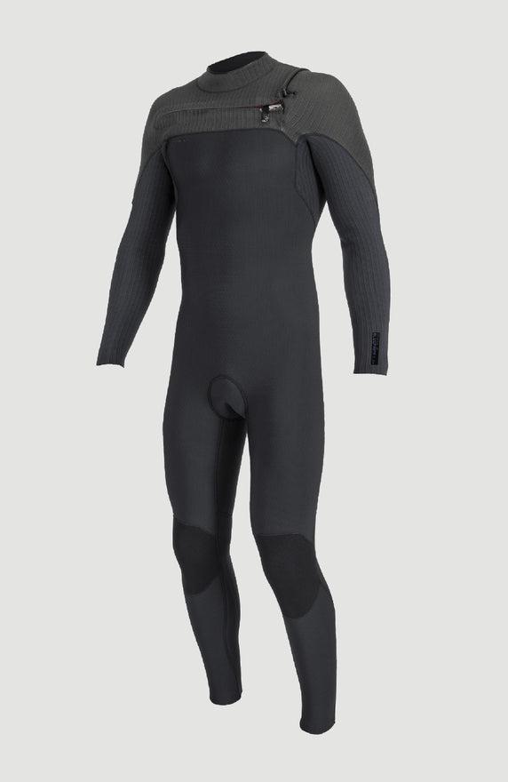 Hyperfreak Fire 4/3mm Chest Zip Full Wetsuit | BLACK/BLACK