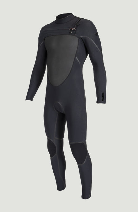 Psycho Tech 5/4mm Chest Zip Full Wetsuit | BLACK/BLACK