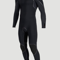 Hyperfreak Fire 4/3mm Chest Zip Full Wetsuit | BLACK/BLACK