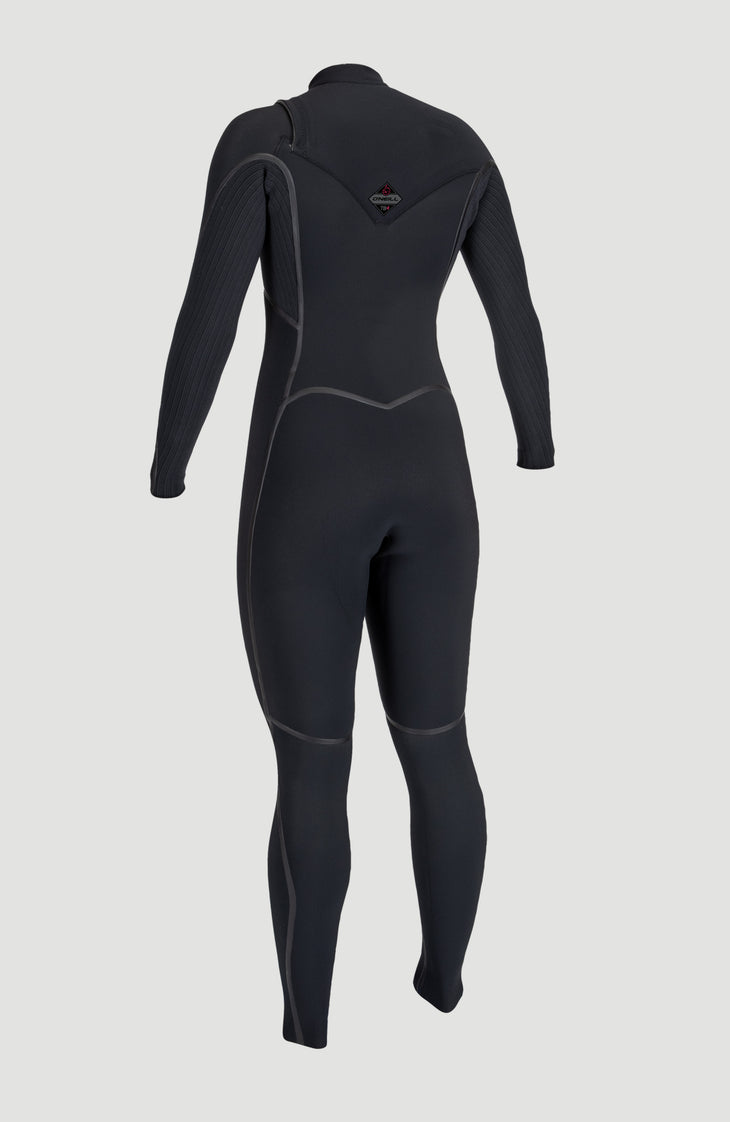 Hyperfreak Fire Plus 4/3mm Chest Zip Full Wetsuit | BLACK/BLACK