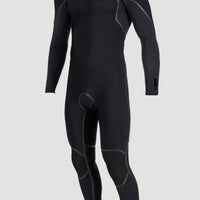 Hyperfreak Fire 5/4mm Chest Zip Full Wetsuit | BLACK/BLACK