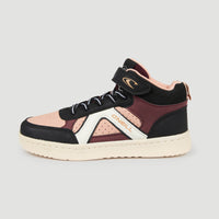 GULFPORT MID Sneakers | BLACK/ BURGUNDY