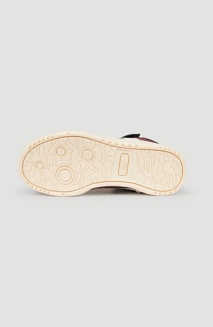 GULFPORT MID Sneakers | BLACK/ BURGUNDY