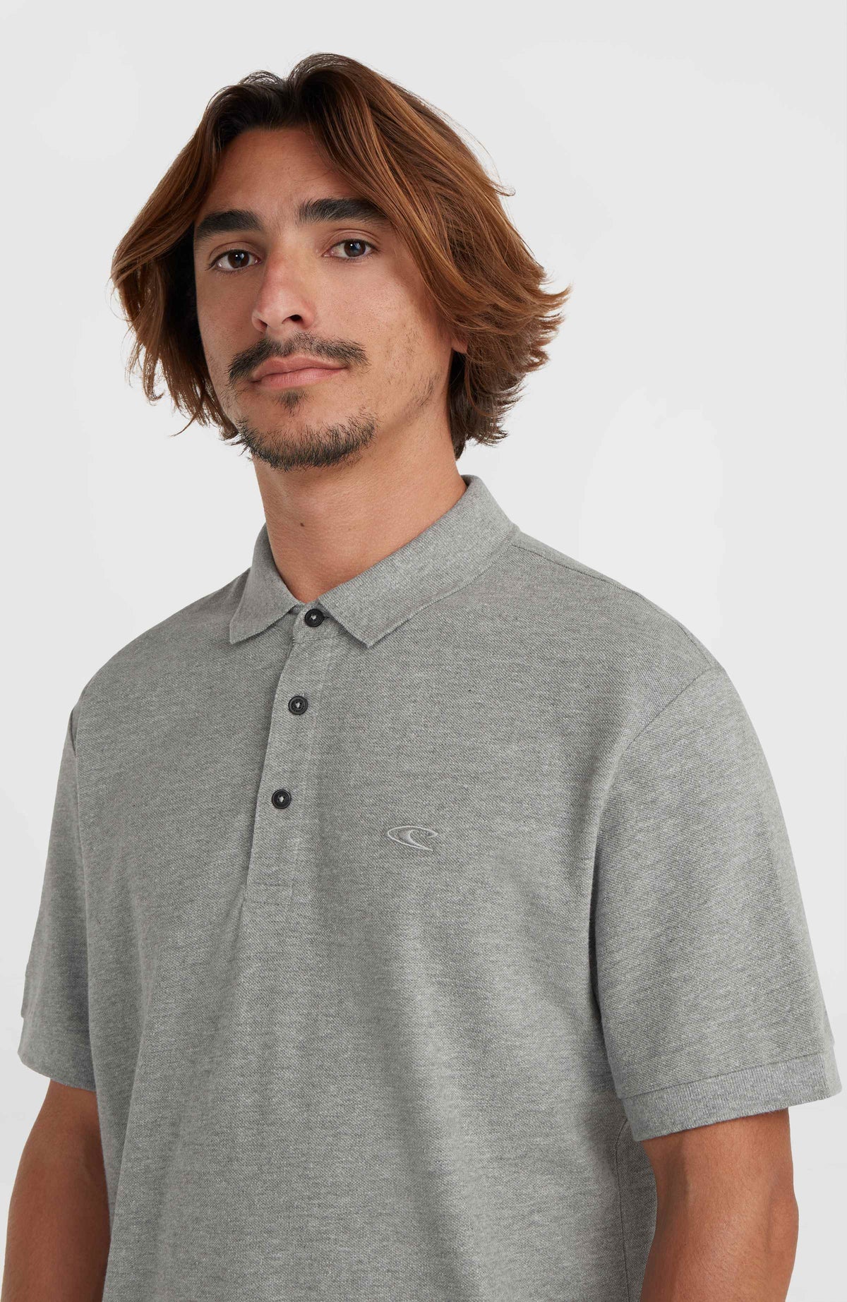 O'Neill Small Logo Polo | Silver Melee -A