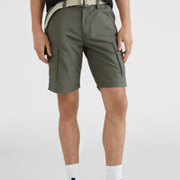 Beach Break Cargo Shorts | Military Green -A