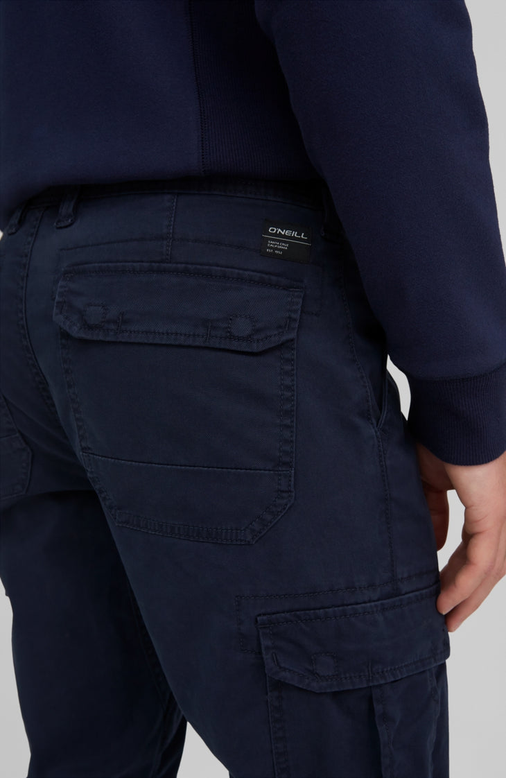 Tapered Cargo Pants | Ink Blue -A