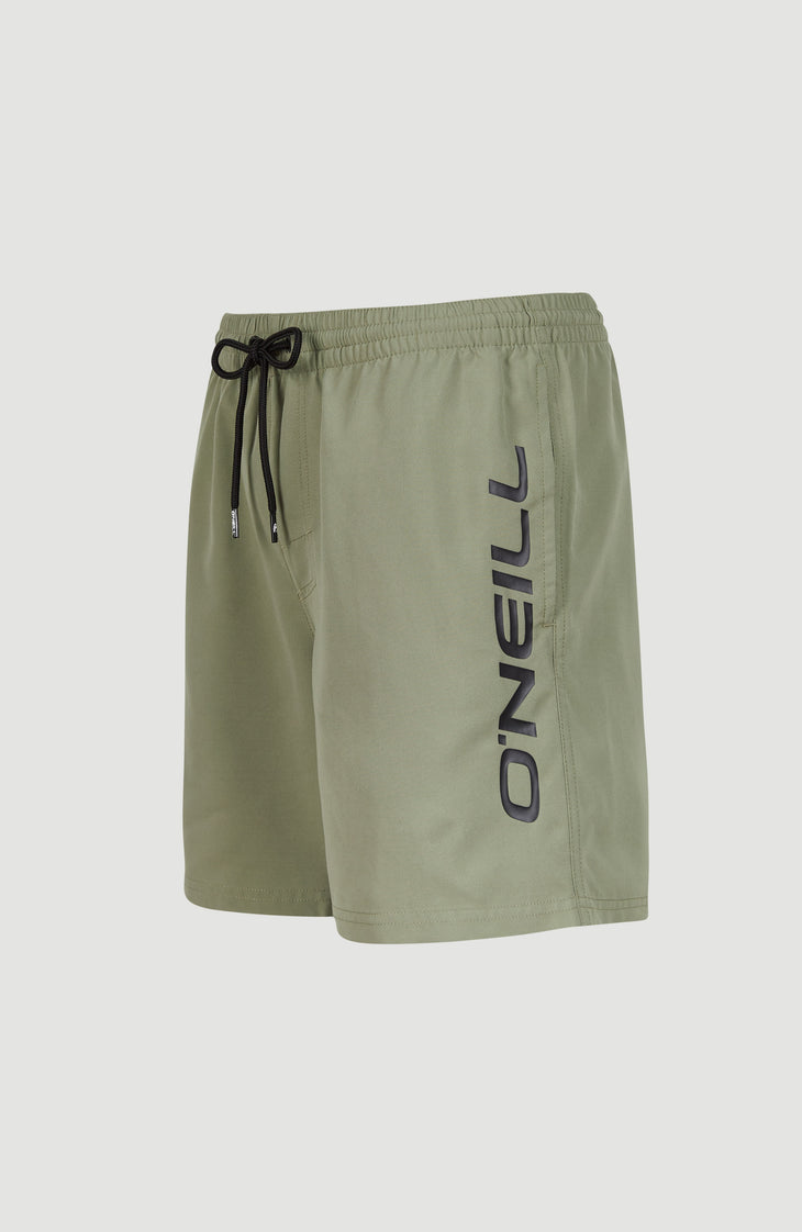 Cali 16" Swim Shorts | Deep Lichen Green