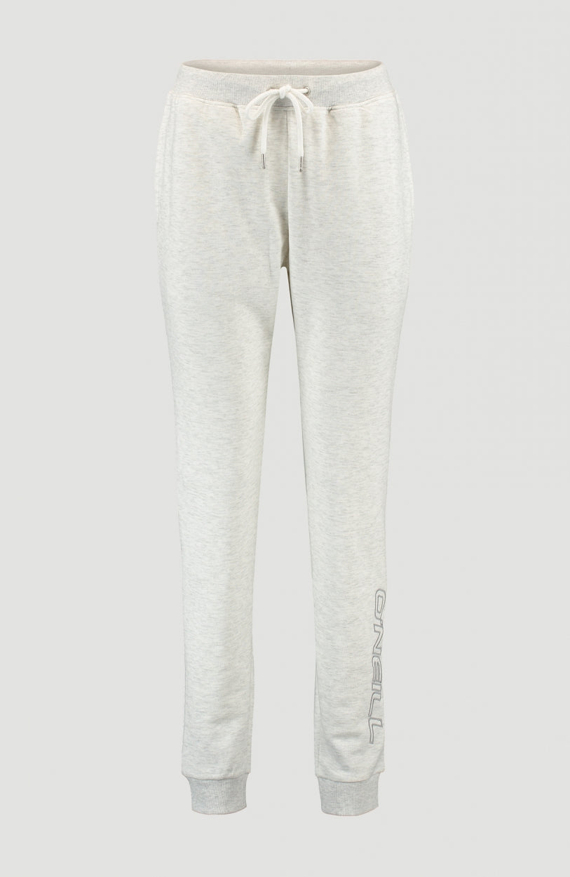 High-Waist Sweatpants | White Melee