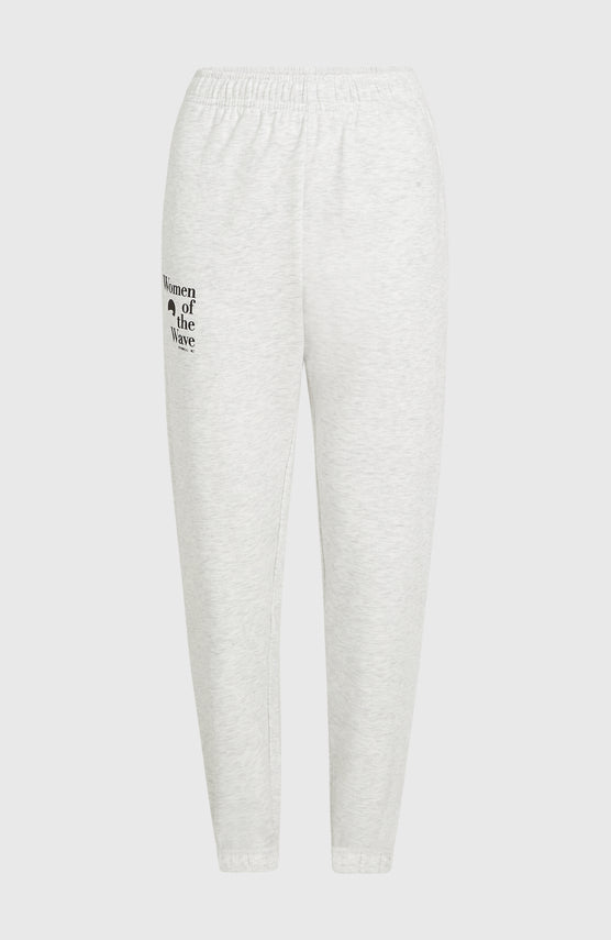 Women of the Wave Sweatpants | White Melange