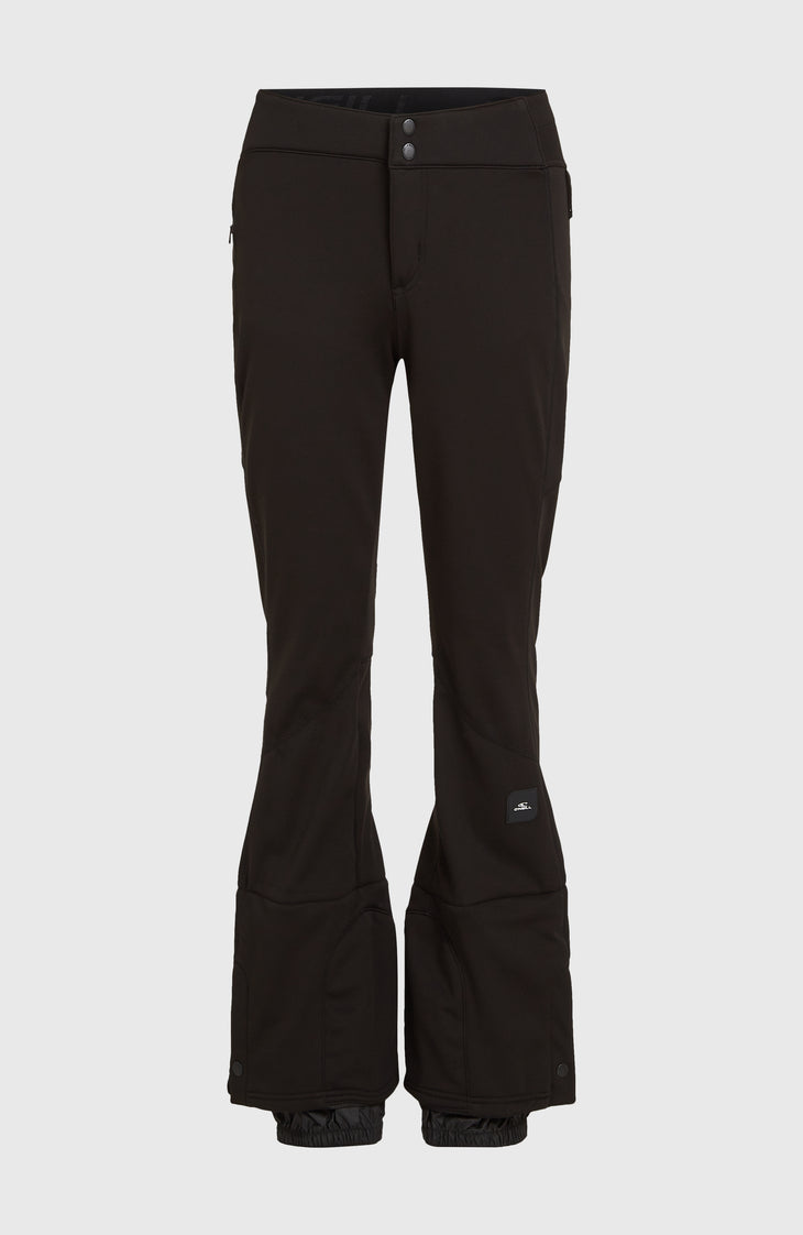 Blessed Softshell Hybrid Skinny Snow Pants | Black Out