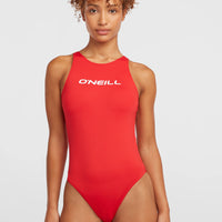 Essentials O'Neill Logo Swimsuit | Red Coat
