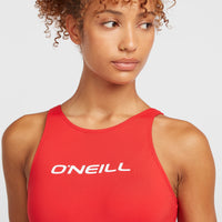 Essentials O'Neill Logo Swimsuit | Red Coat