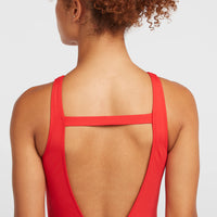 Essentials O'Neill Logo Swimsuit | Red Coat