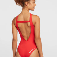 Essentials O'Neill Logo Swimsuit | Red Coat