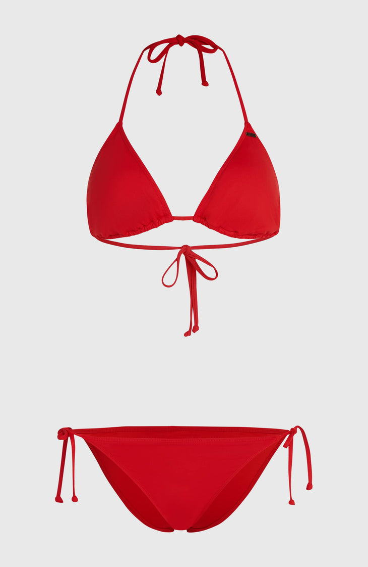 Essentials Capri Bondey Bikini Set | Red Coat