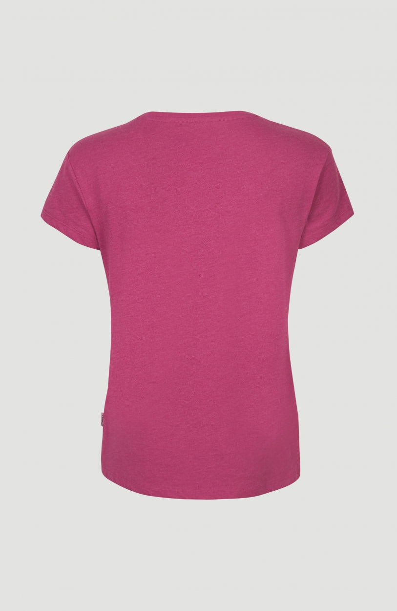 Essentials T-Shirt | Fuchsia Red