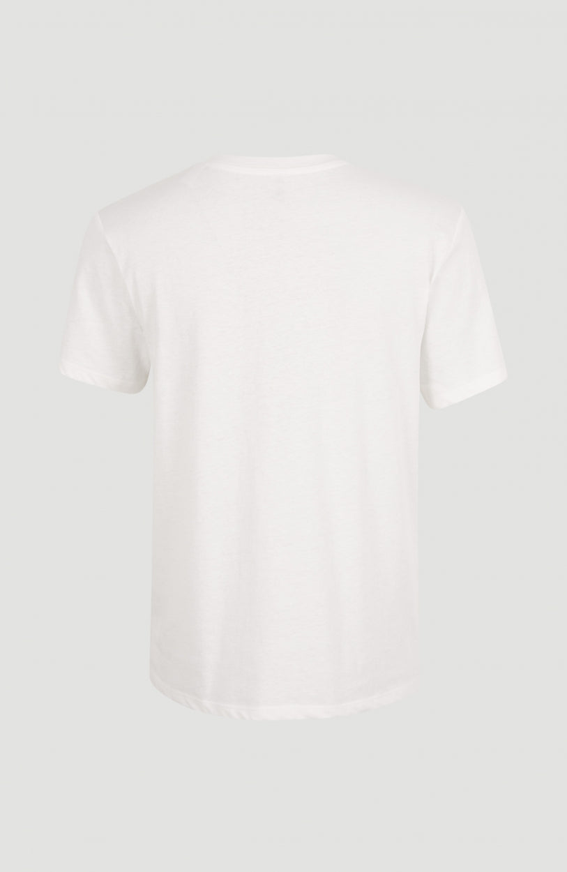 Essentials V-Neck T-Shirt | Snow White