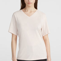 Essentials V-Neck T-Shirt | Peach Whip