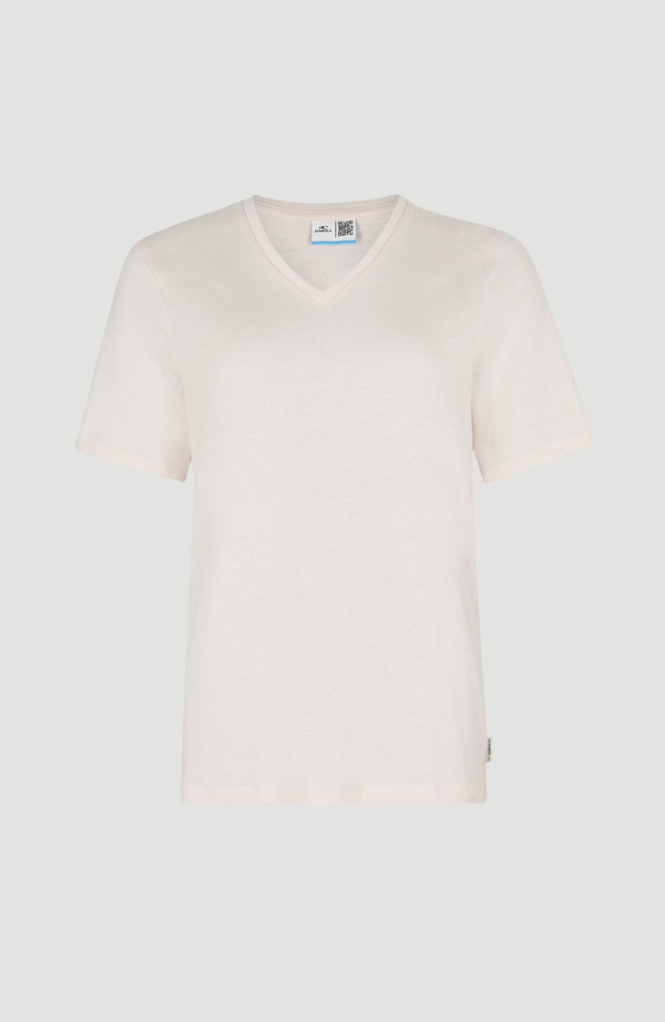 Essentials V-Neck T-Shirt | Peach Whip