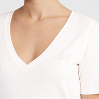 Essentials V-Neck T-Shirt | Snow White