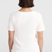 Essentials V-Neck T-Shirt | Snow White